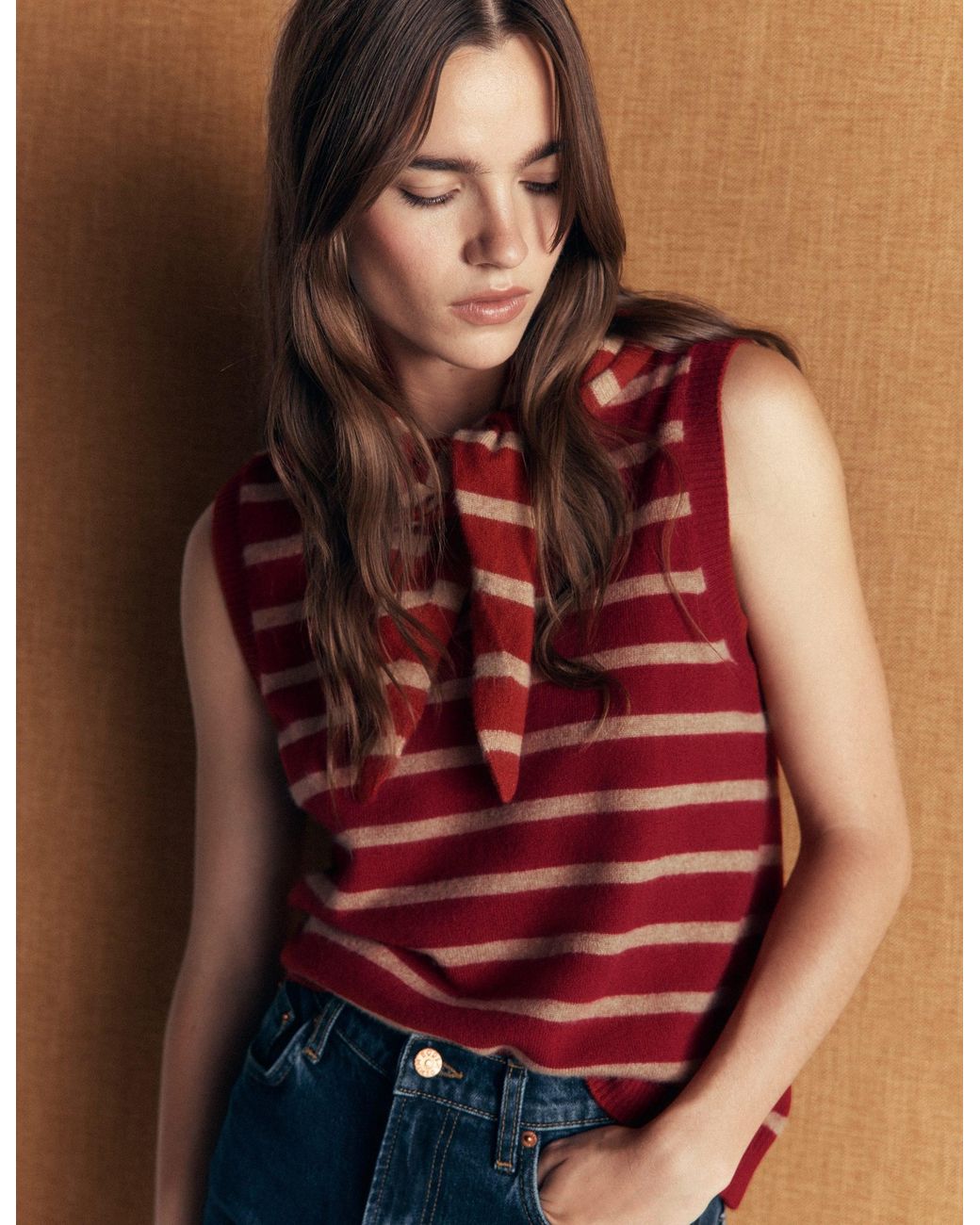Boden Green Elsie Cashmere Tank