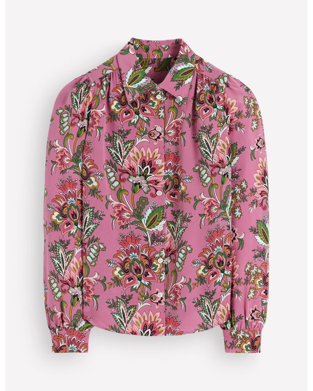 Boden Multicolor Sara Silk Shirt