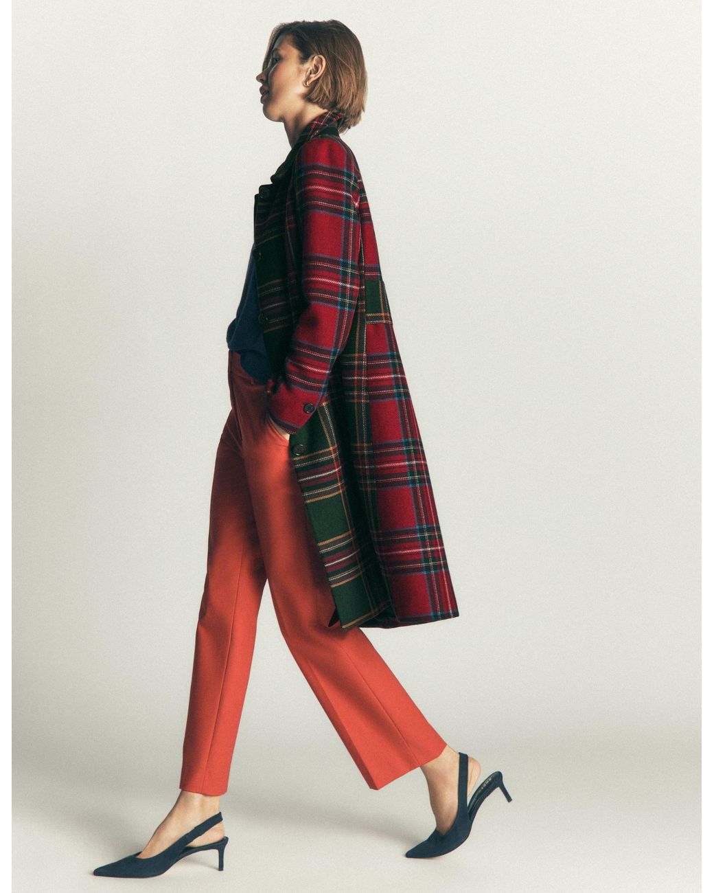 Boden Multicolor Aylesford Longline Coat
