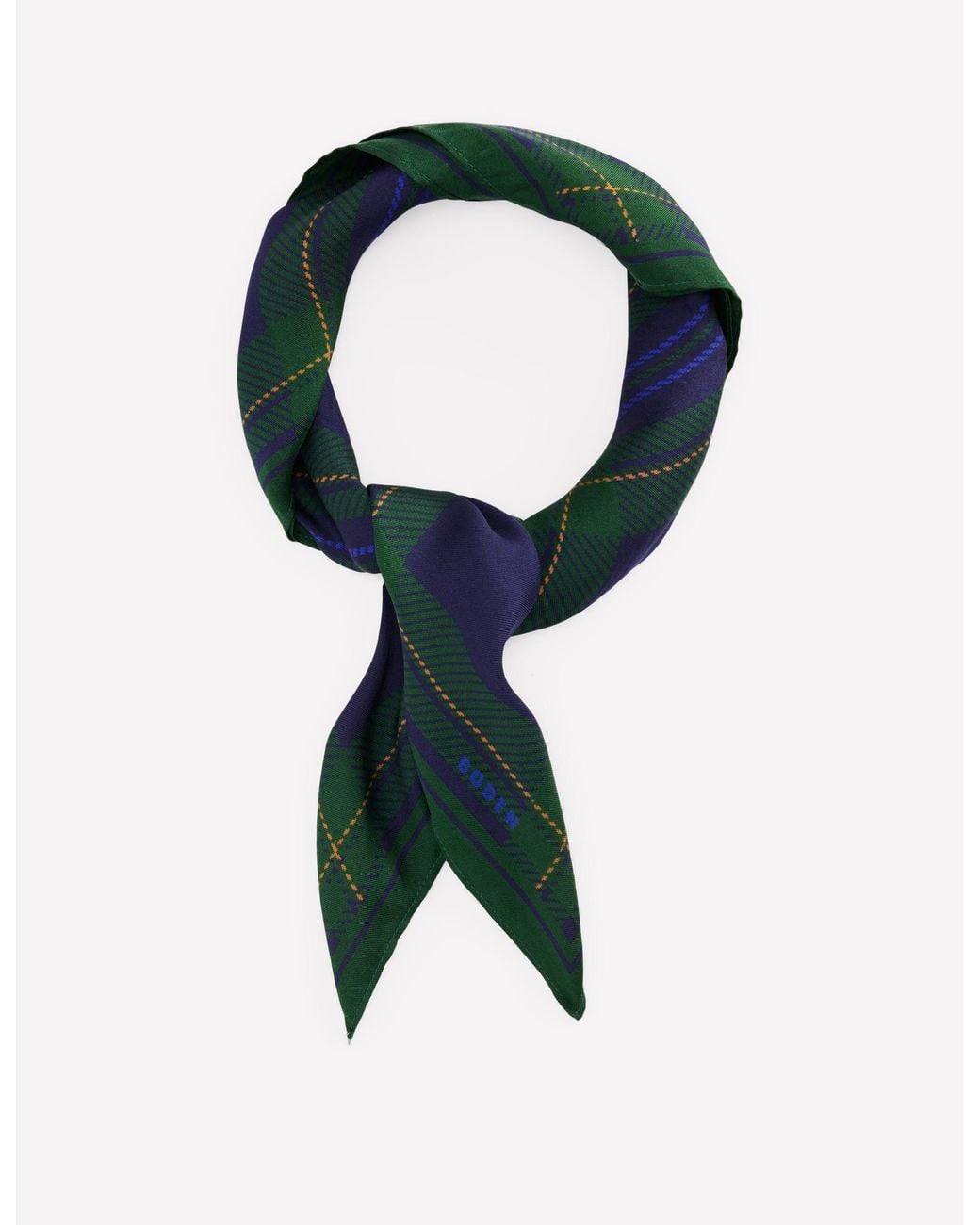 Boden Blue Elisabeth Silk Square Scarf