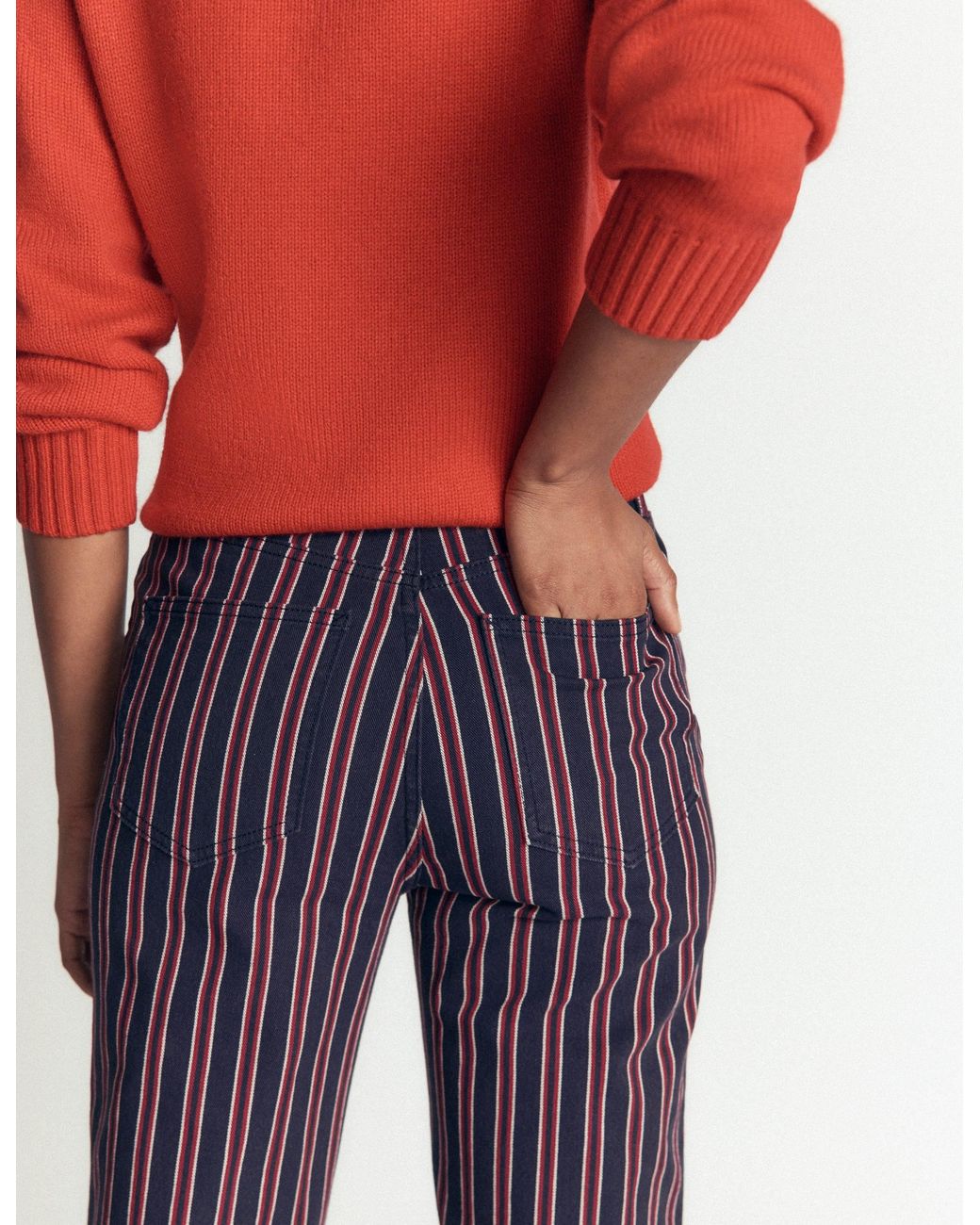 Boden Blue High Rise Straight Jeans