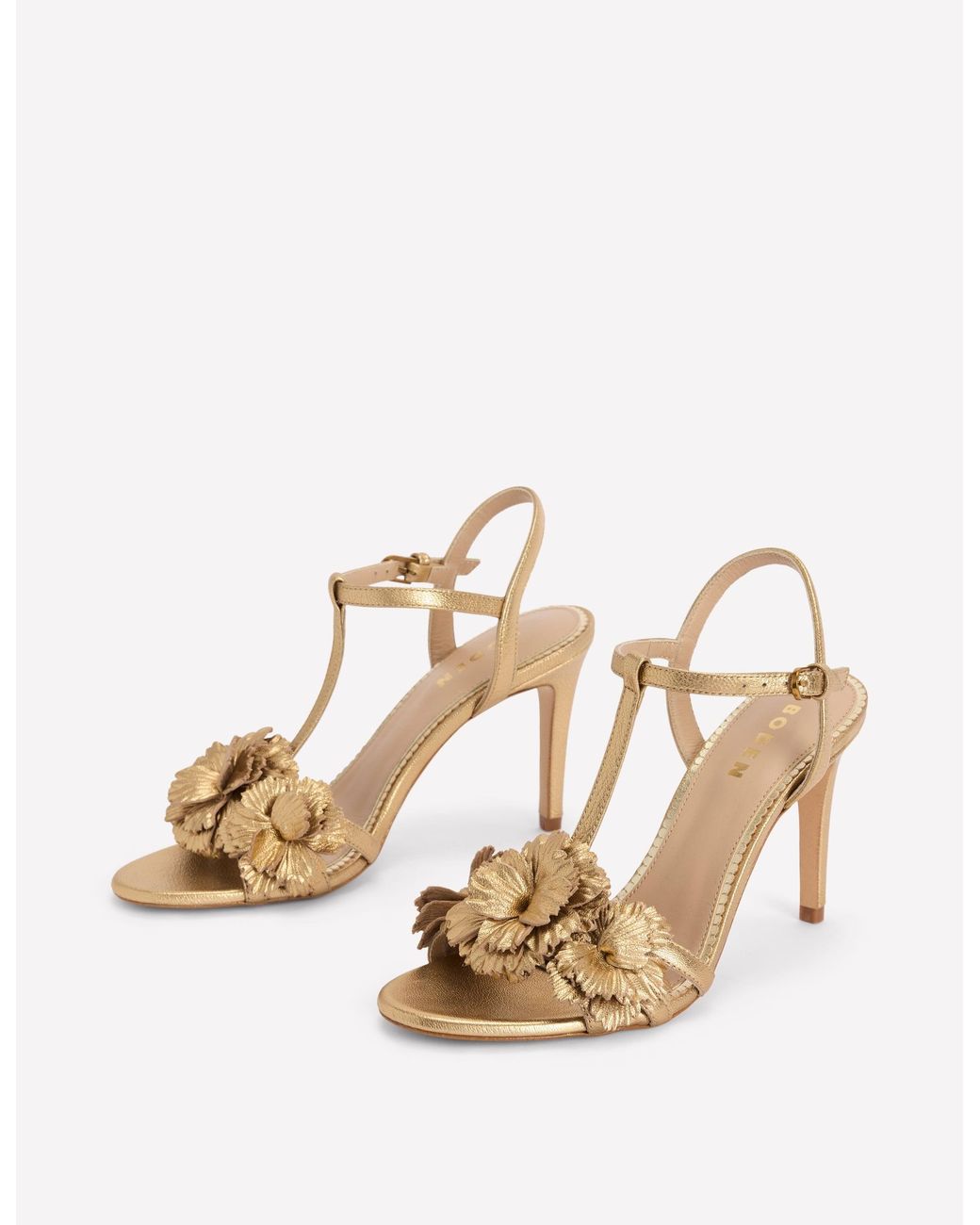Boden Natural Flower Sandals