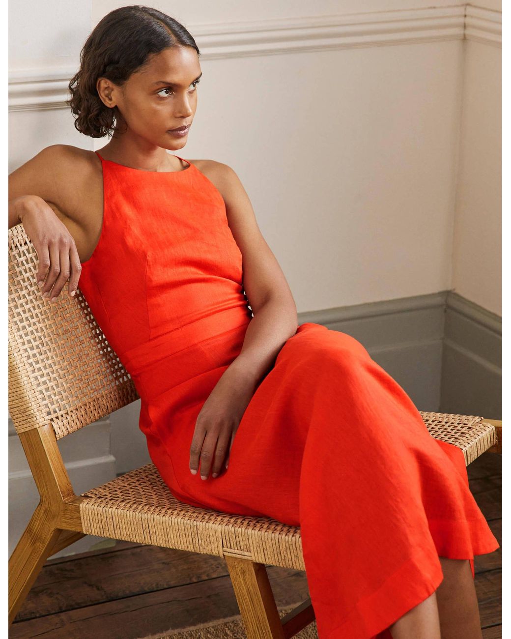 Dealer Boden Orange Dress