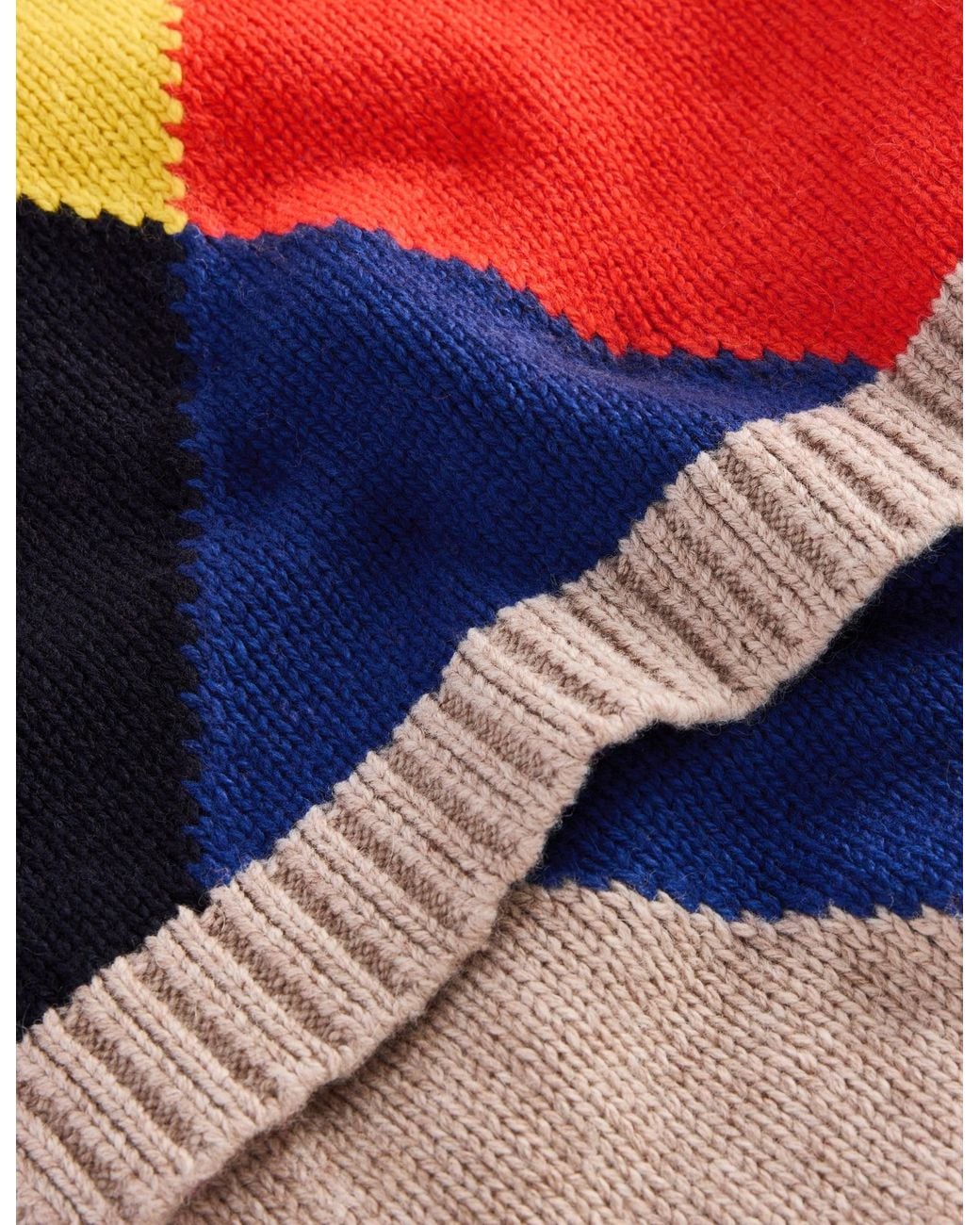 Boden White Knit Scarf