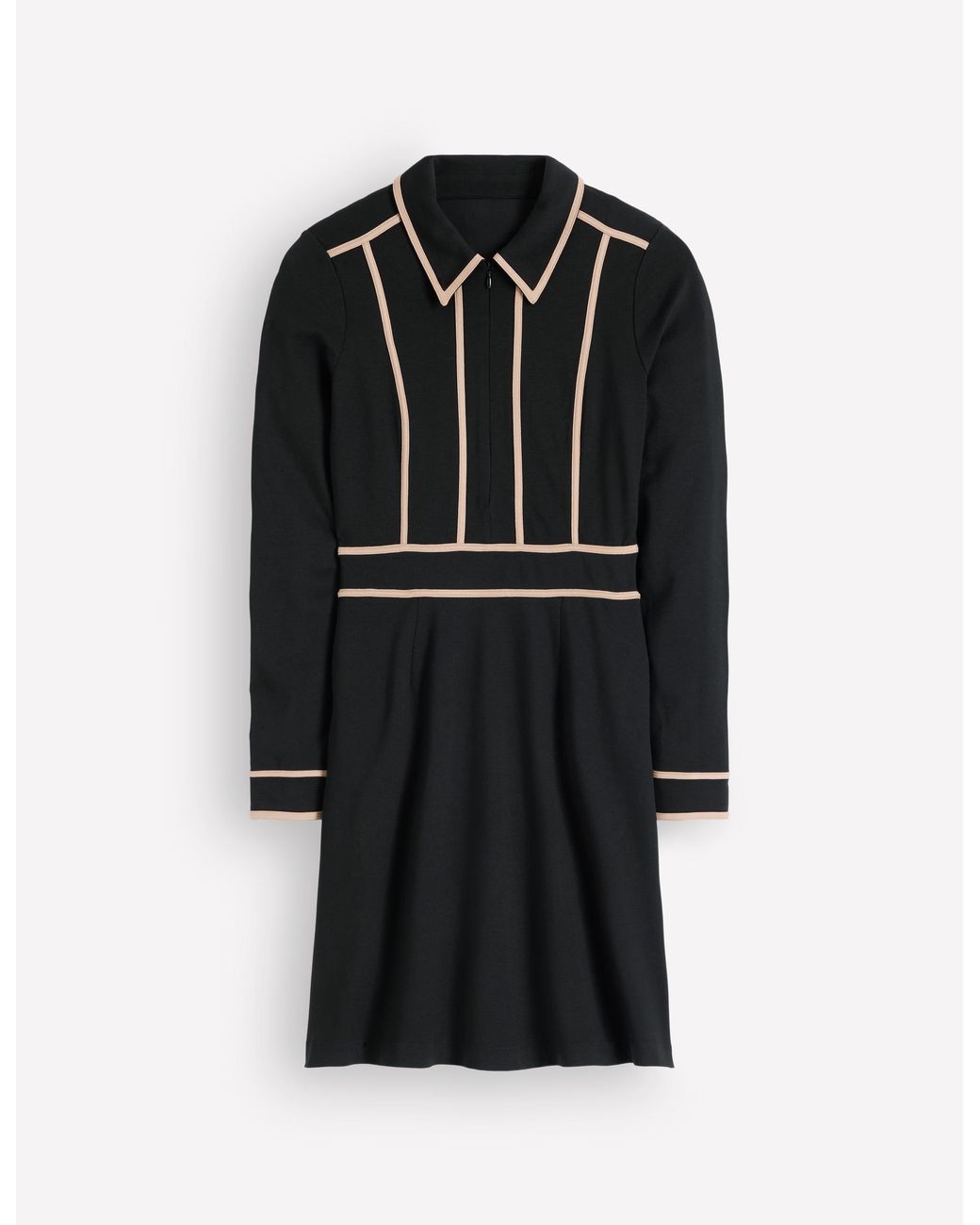 Boden Black Ula Ponte Short Dress