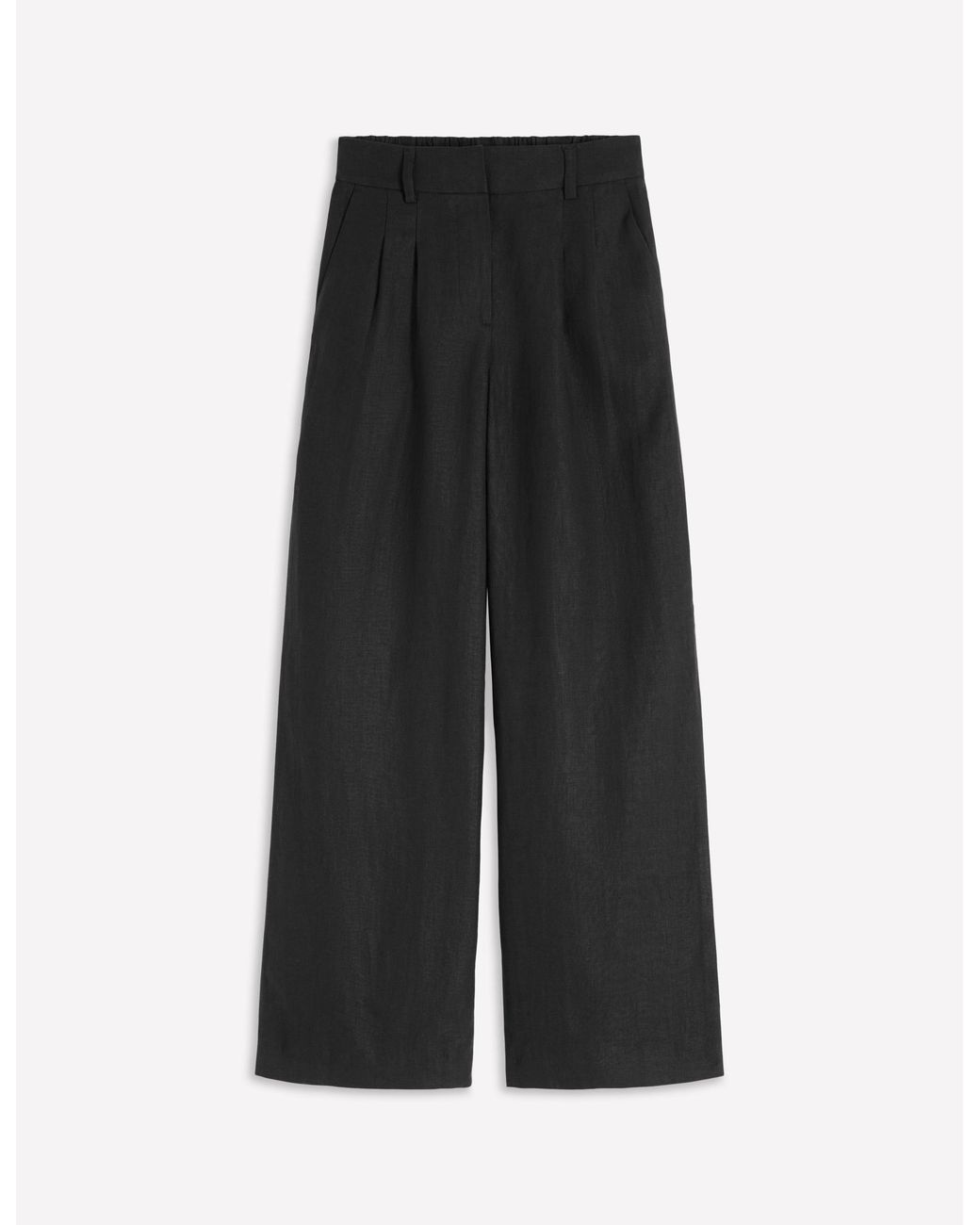 Boden White Kensington Linen Trousers