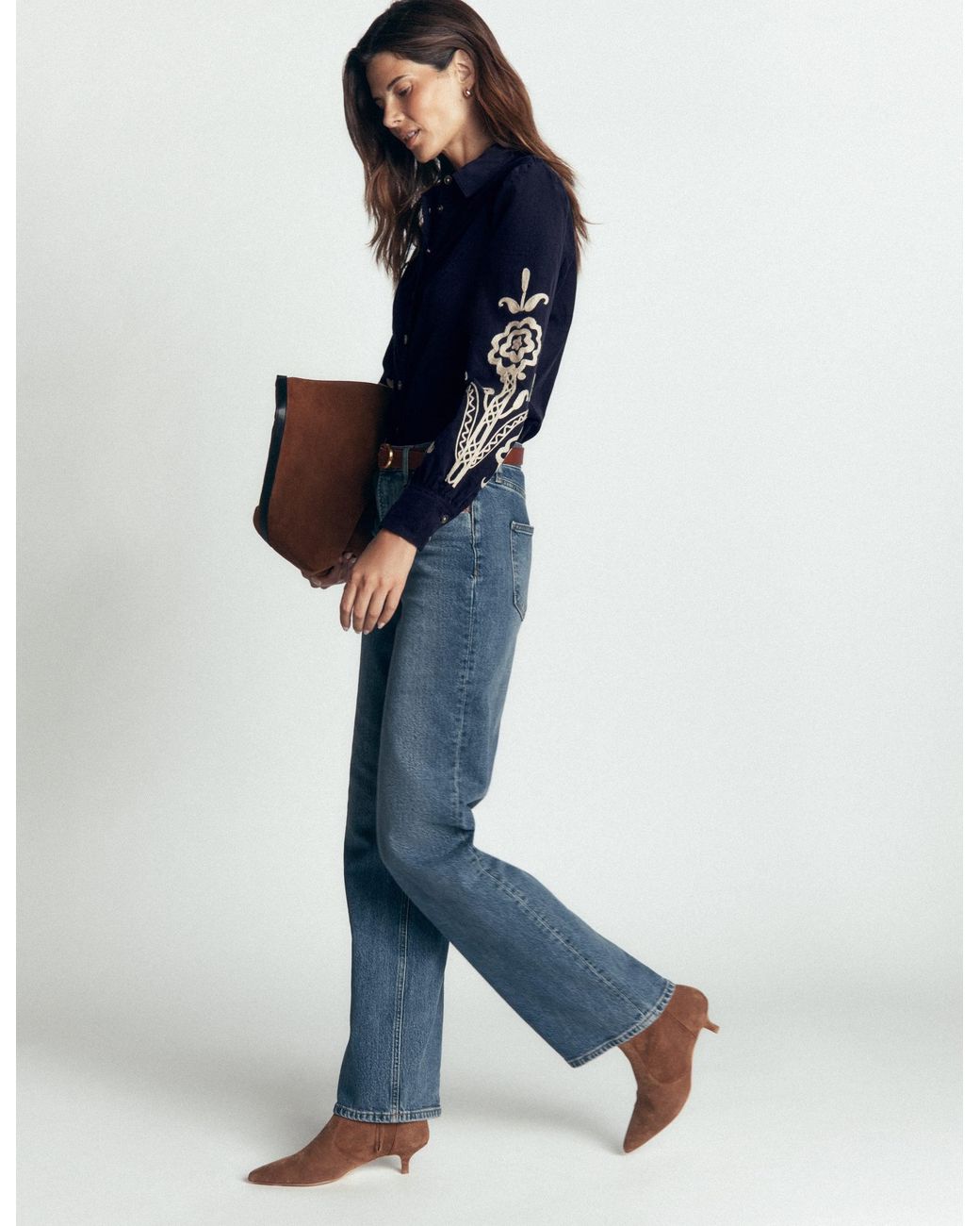 Boden Blue Sky Cord Shirt