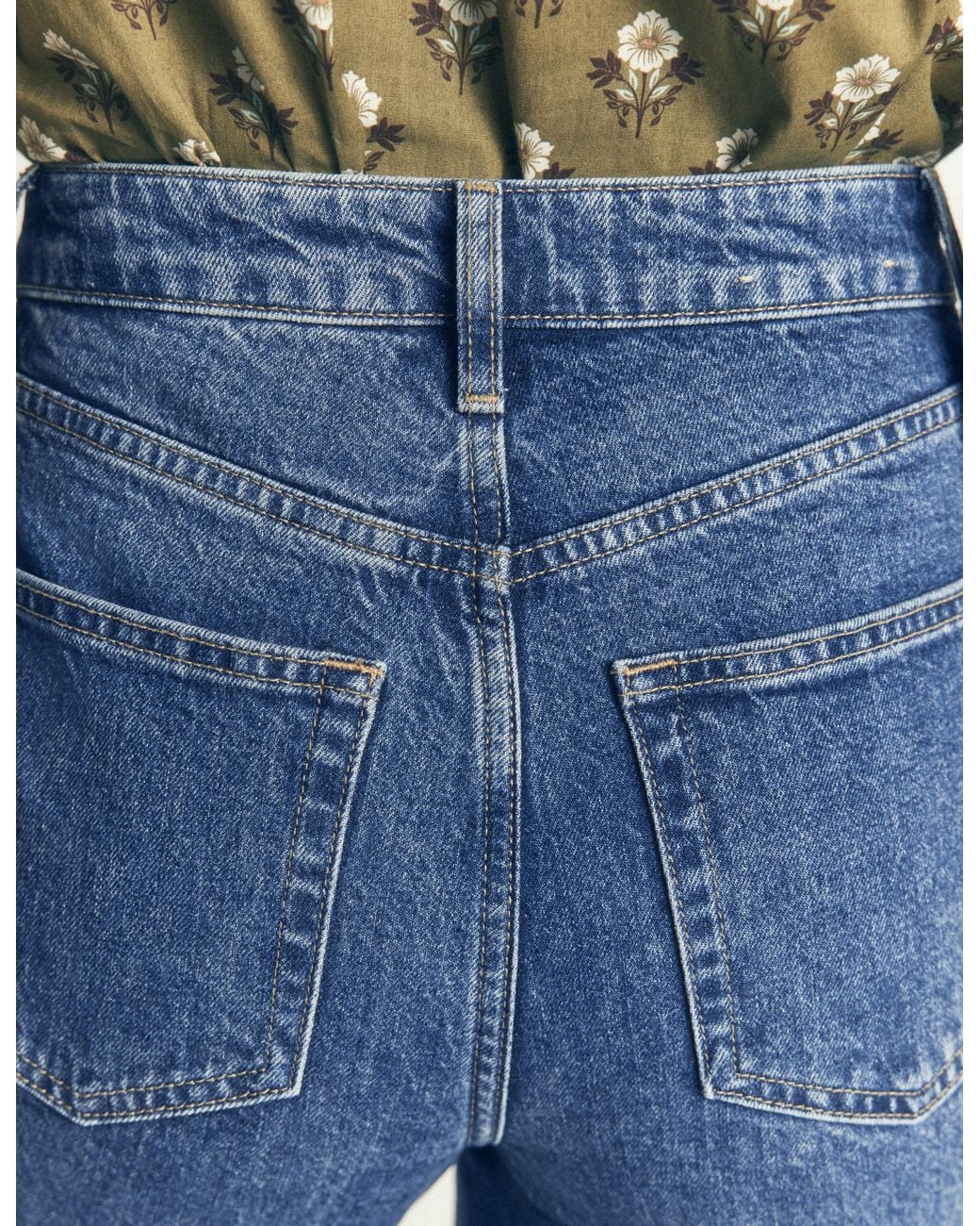 Boden Blue High Rise Slim Jeans