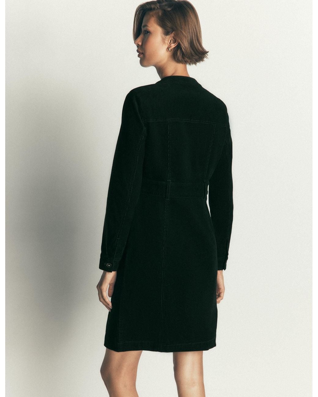 Boden Green Zara Cord Short Dress