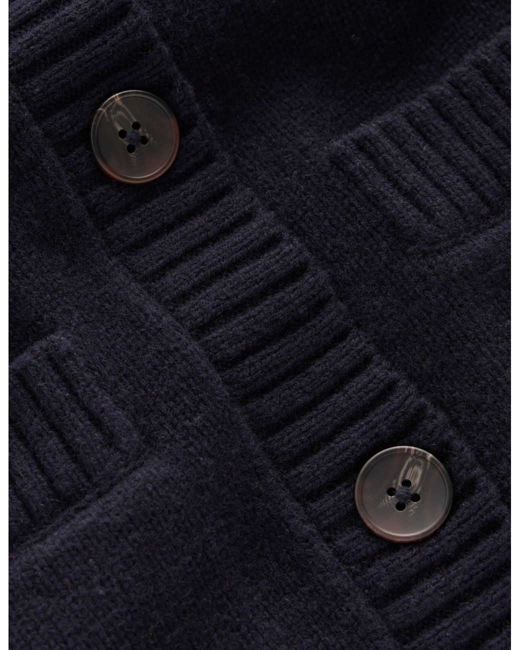 Boden Blue Marta Merino Wool Waistcoat