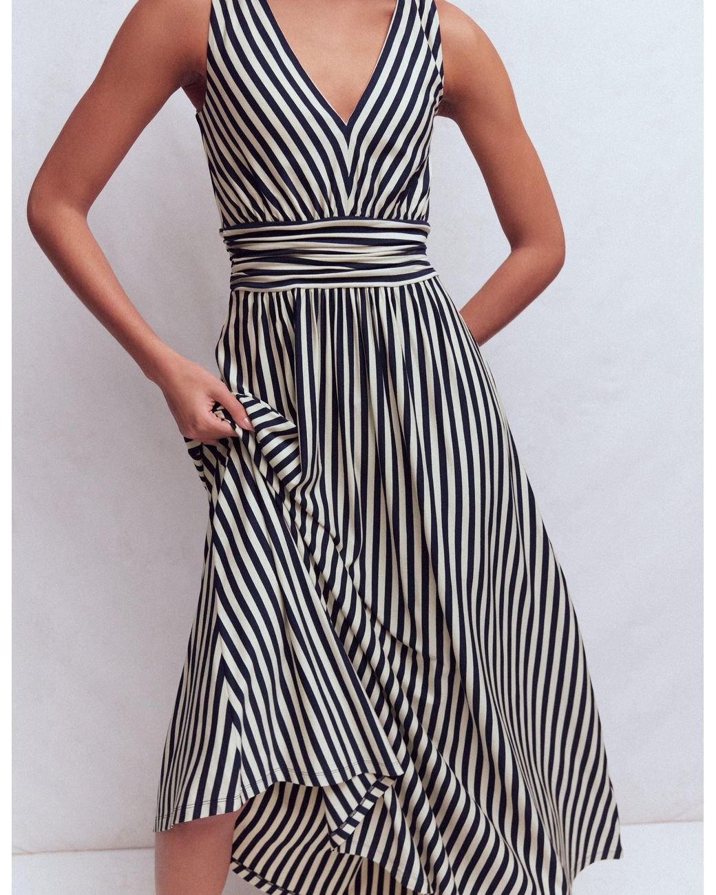 Boden Blue Elodie Jersey Maxi Dress