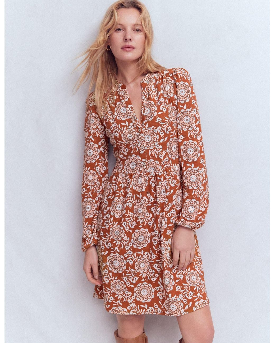 Boden Amy Short Jersey Dress | Lyst