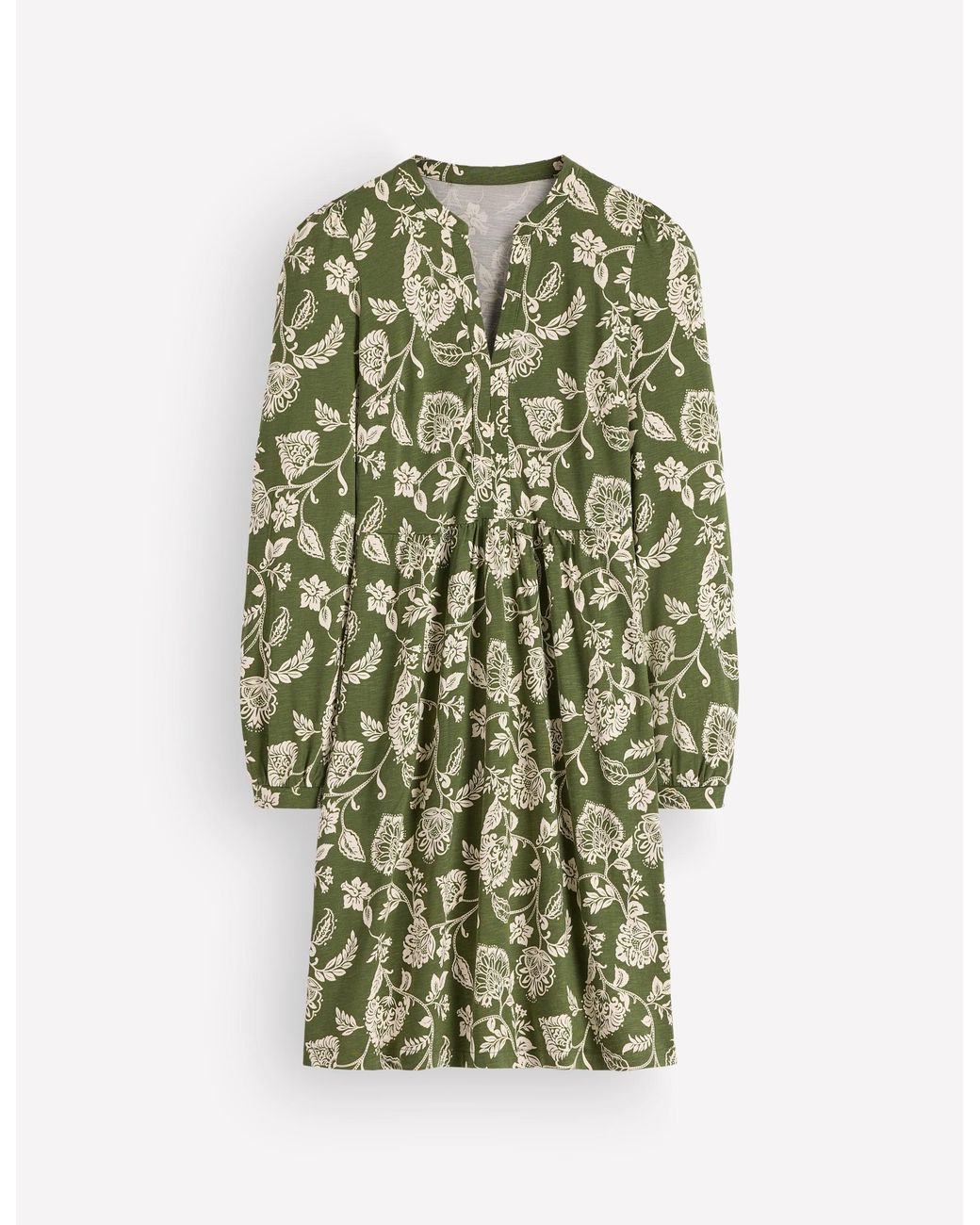Boden Brown Naomi Relaxed Jersey Dress