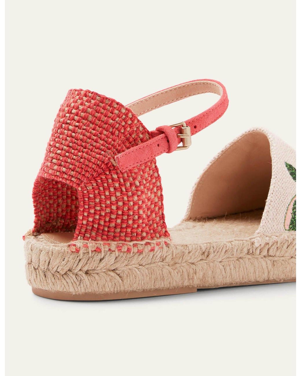 Boden peggy Espadrilles Parrot in Pink | Lyst