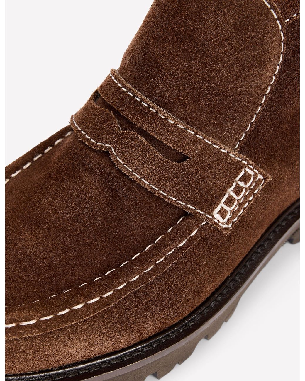 Boden Brown Loafer Ankle Boots