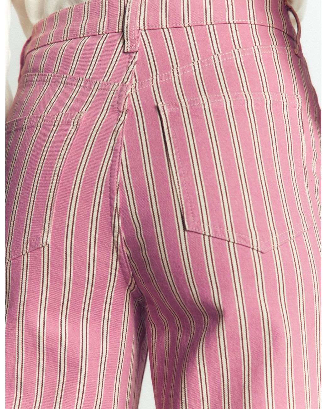 Boden Pink High Rise Column Leg Jeans