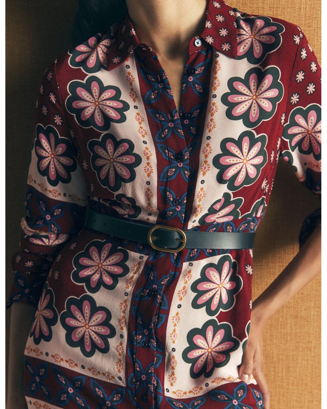 Boden Multicolor Joanna Midi Shirt Dress