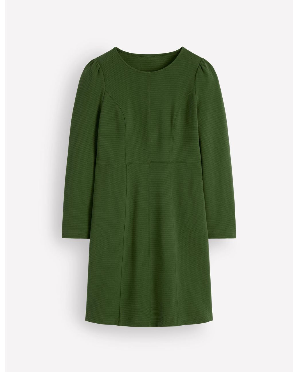 Boden Green Marla Seamed Ottoman Dress