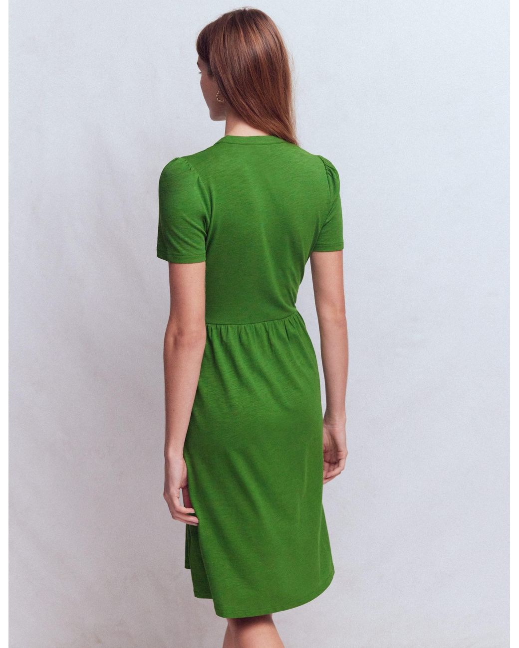 Boden Green Naomi Short Jersey Dress