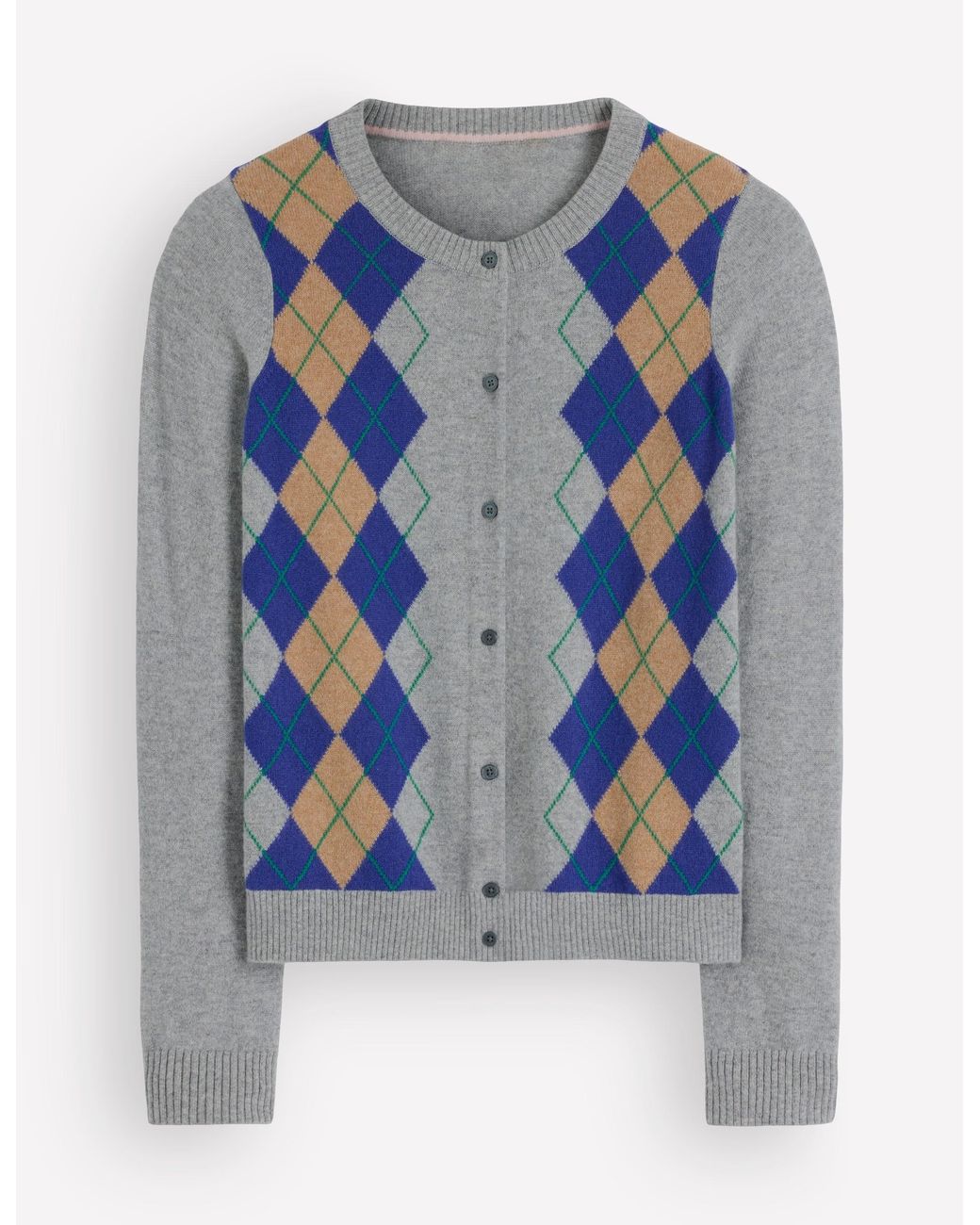 Boden Pink Elsie Cashmere Crew Cardigan