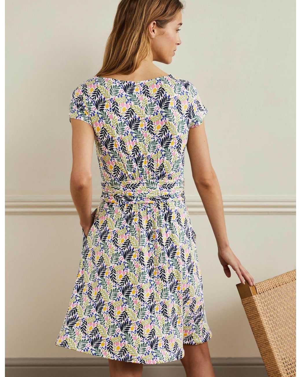 Boden Amelie Jersey Dress Multicouloured | Lyst