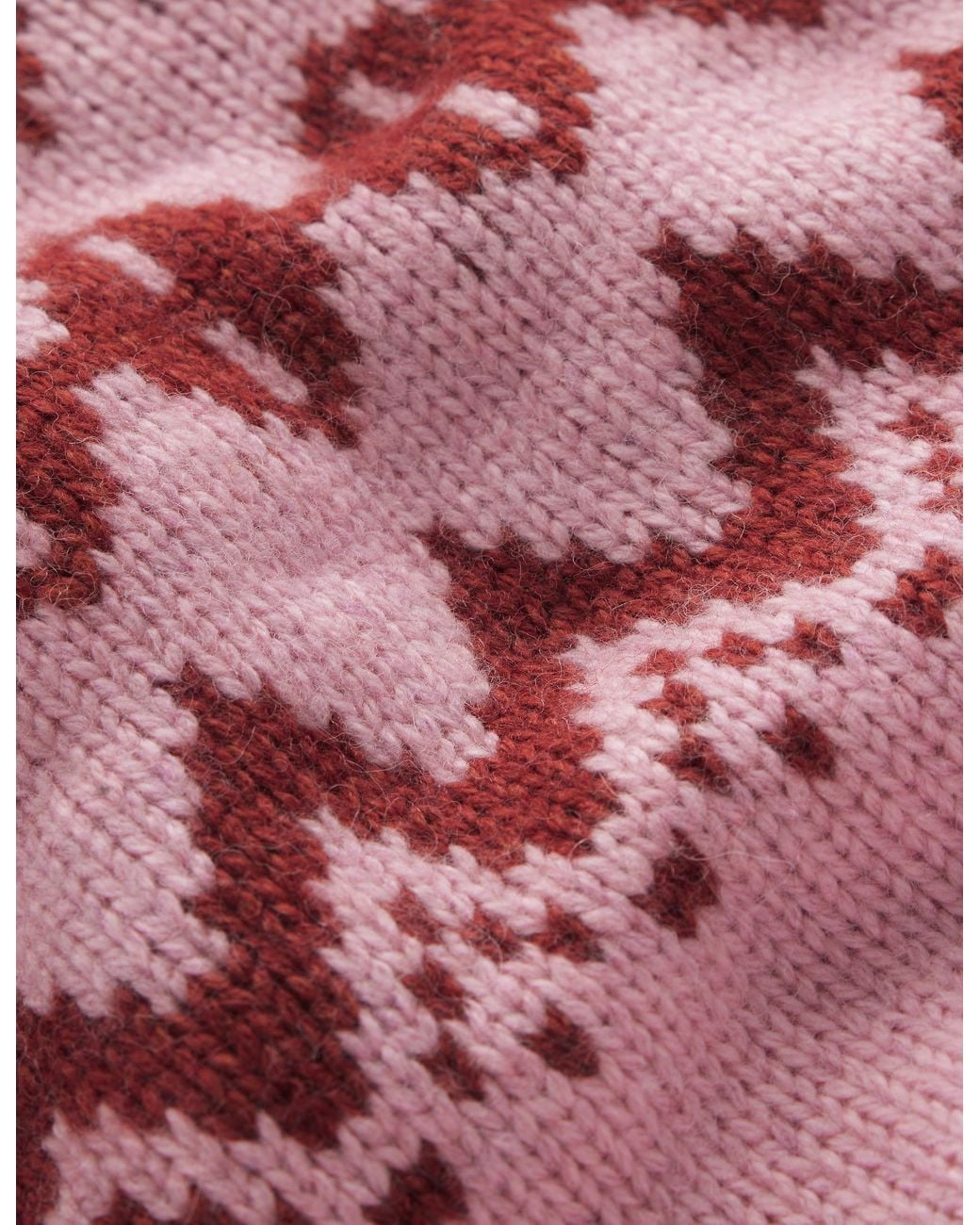 Boden Blue Chunky Fair Isle Jumper
