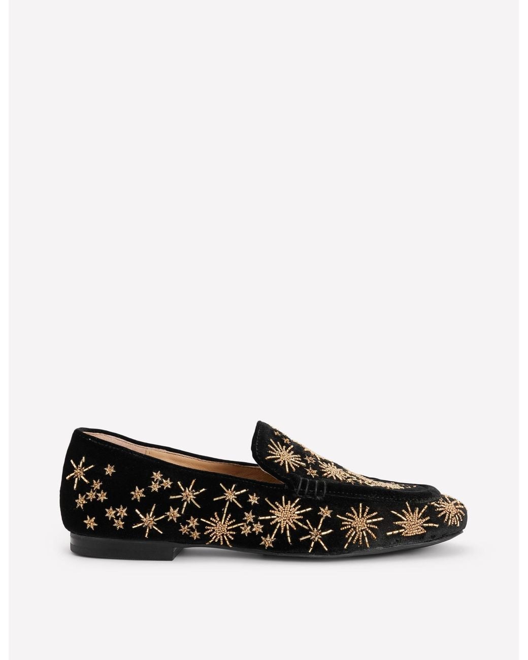 Boden White Dinah Embellished Loafers