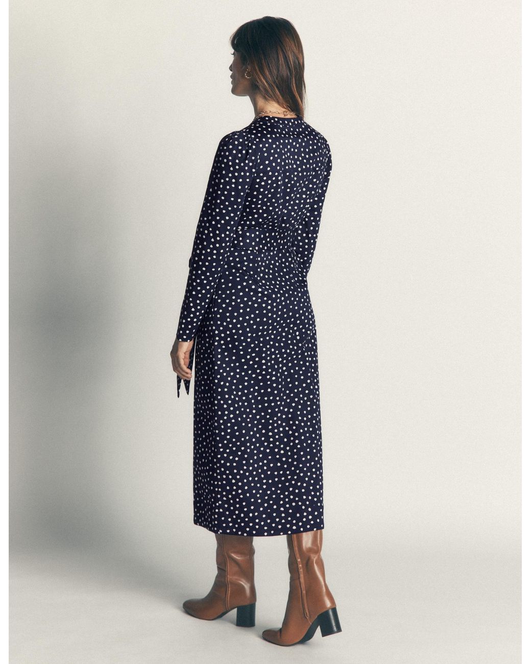 Boden Blue Louise Midi Shirt Dress