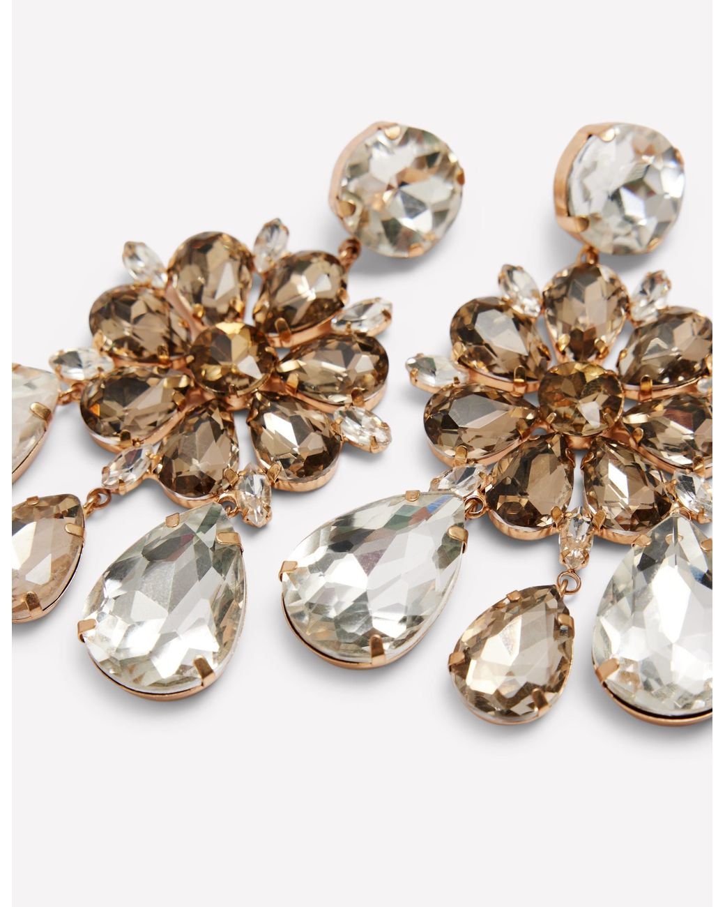 Boden Metallic Statement Jewel Earrings
