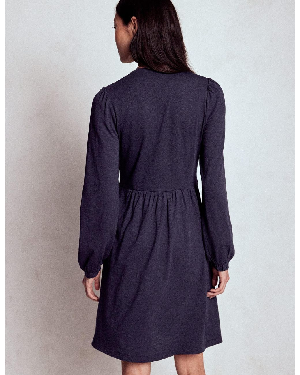 Boden Blue Naomi Relaxed Jersey Dress