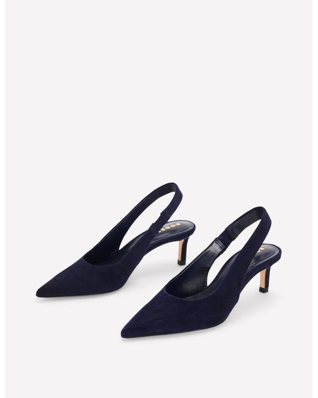 Boden Blue Hope Slingback Heels