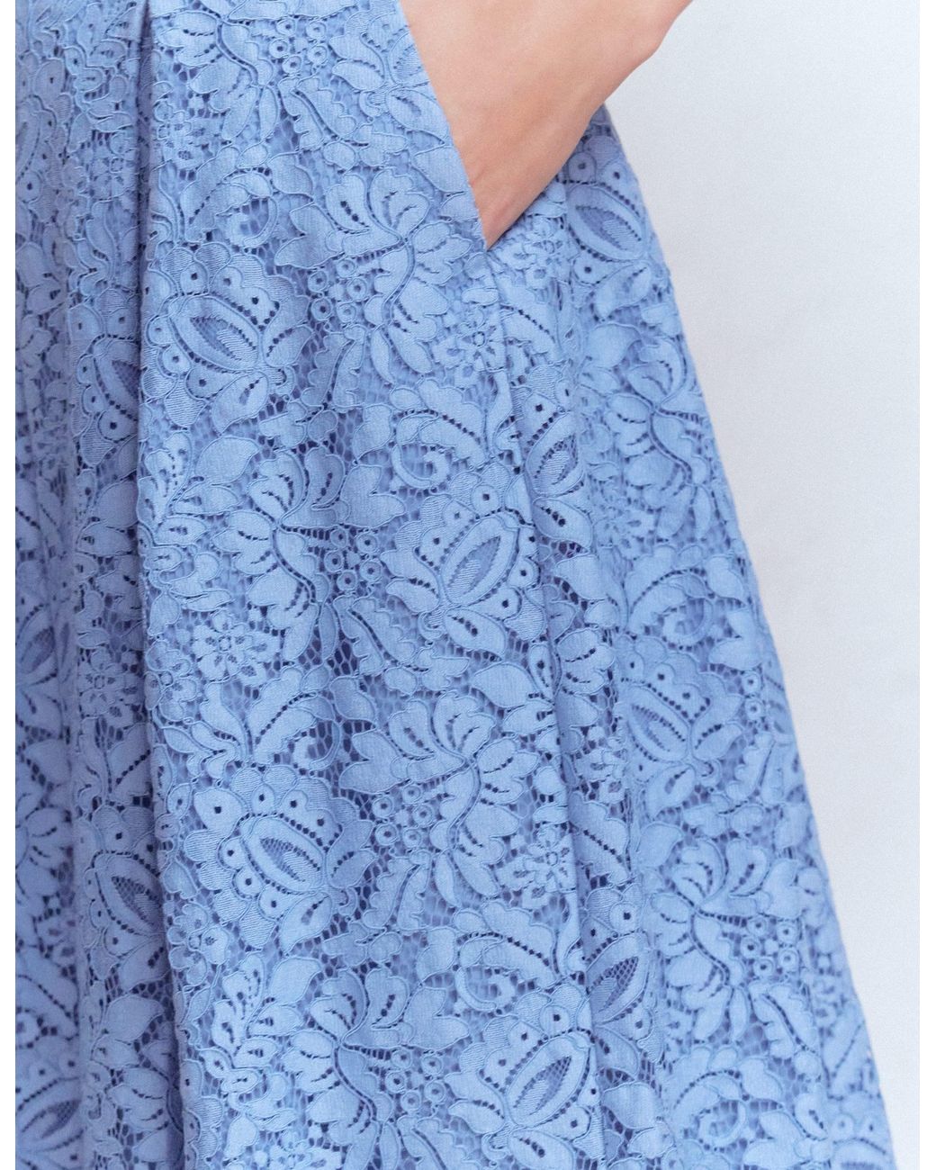 Boden Blue Verity Lace Skirt