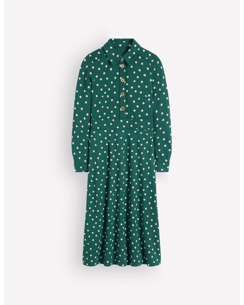 Boden Blue Etta Piping Detail Ponte Dress