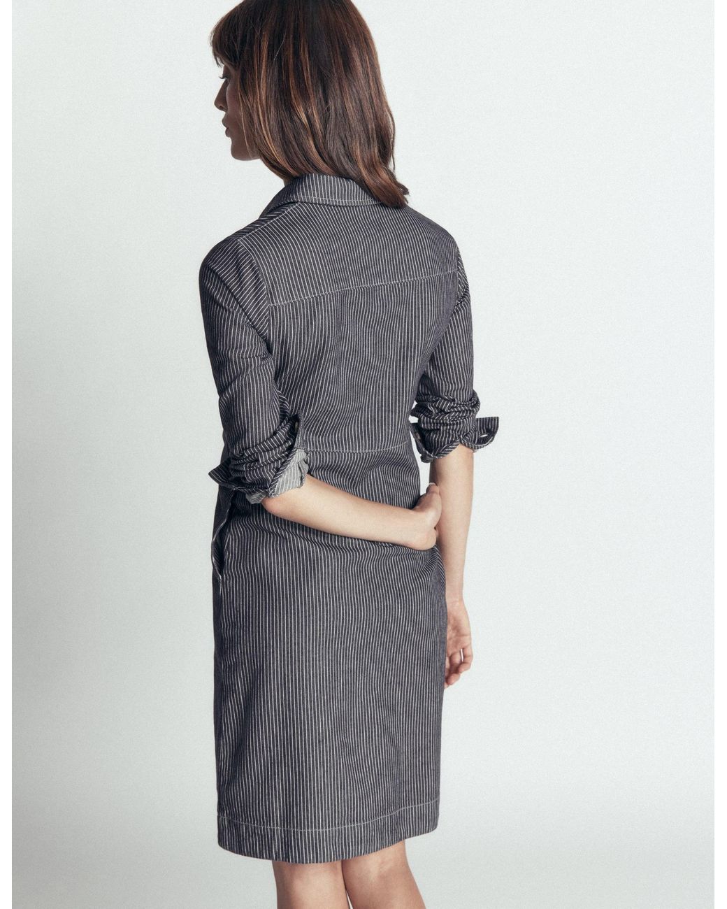 Boden Blue Bronte Denim Short Dress