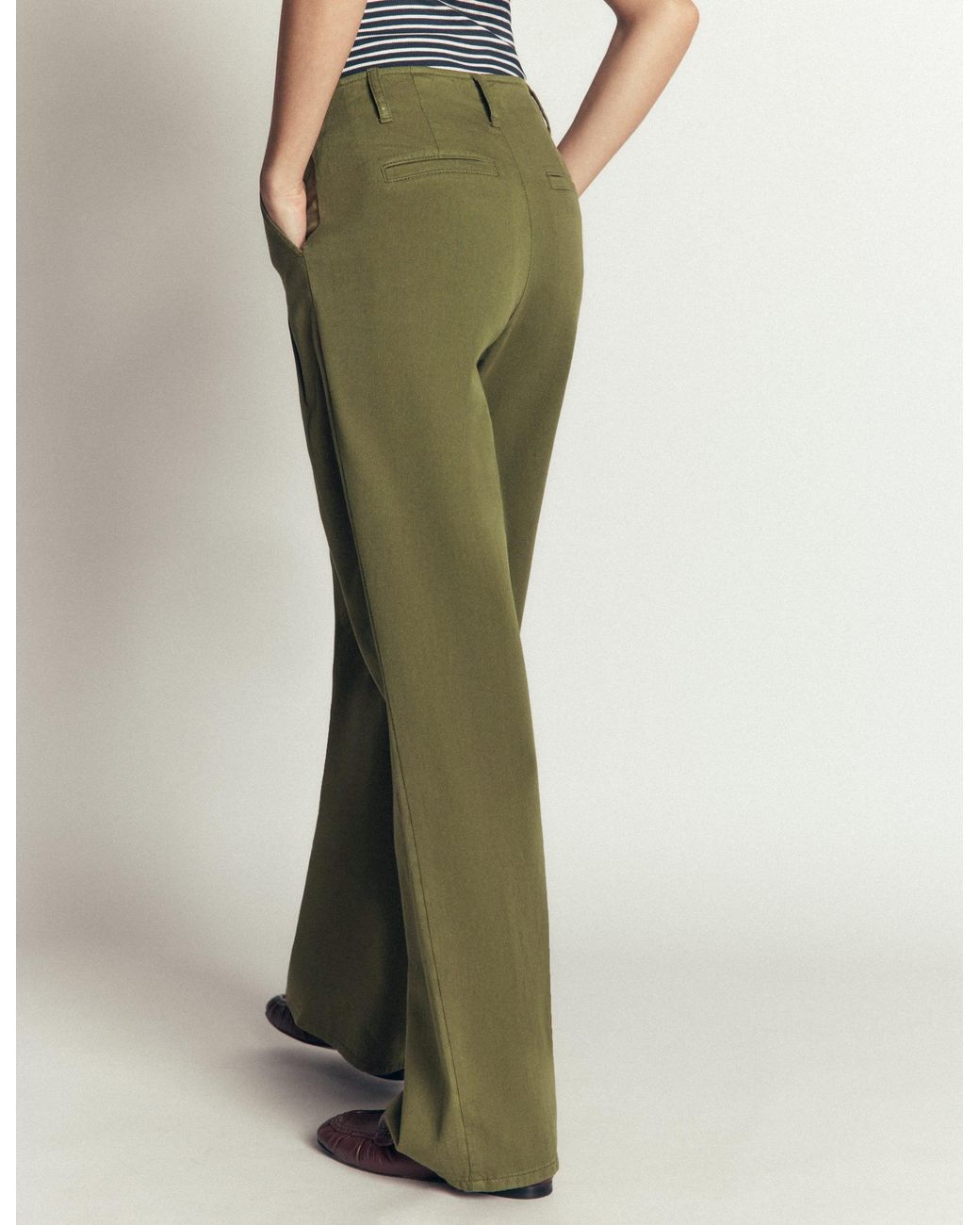 Boden Green Mayfair Pleat Detail Trousers