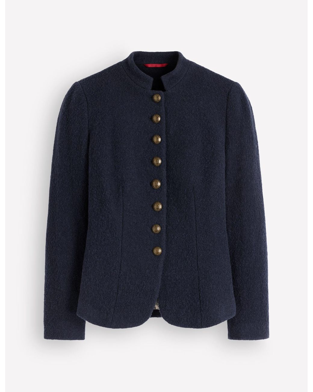 Boden Blue Hereford Boiled Wool Jacket