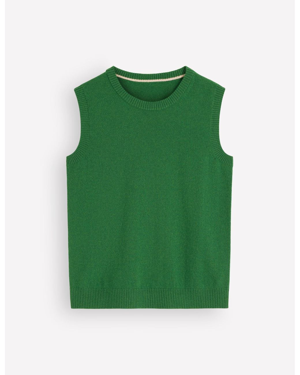 Boden Green Elsie Cashmere Tank