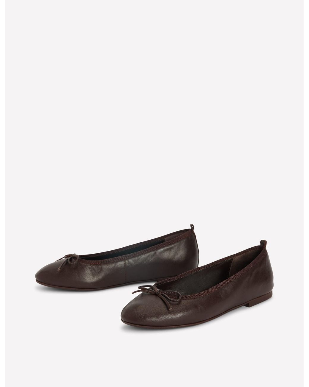 Boden Brown Patti Round Toe Ballet Flats