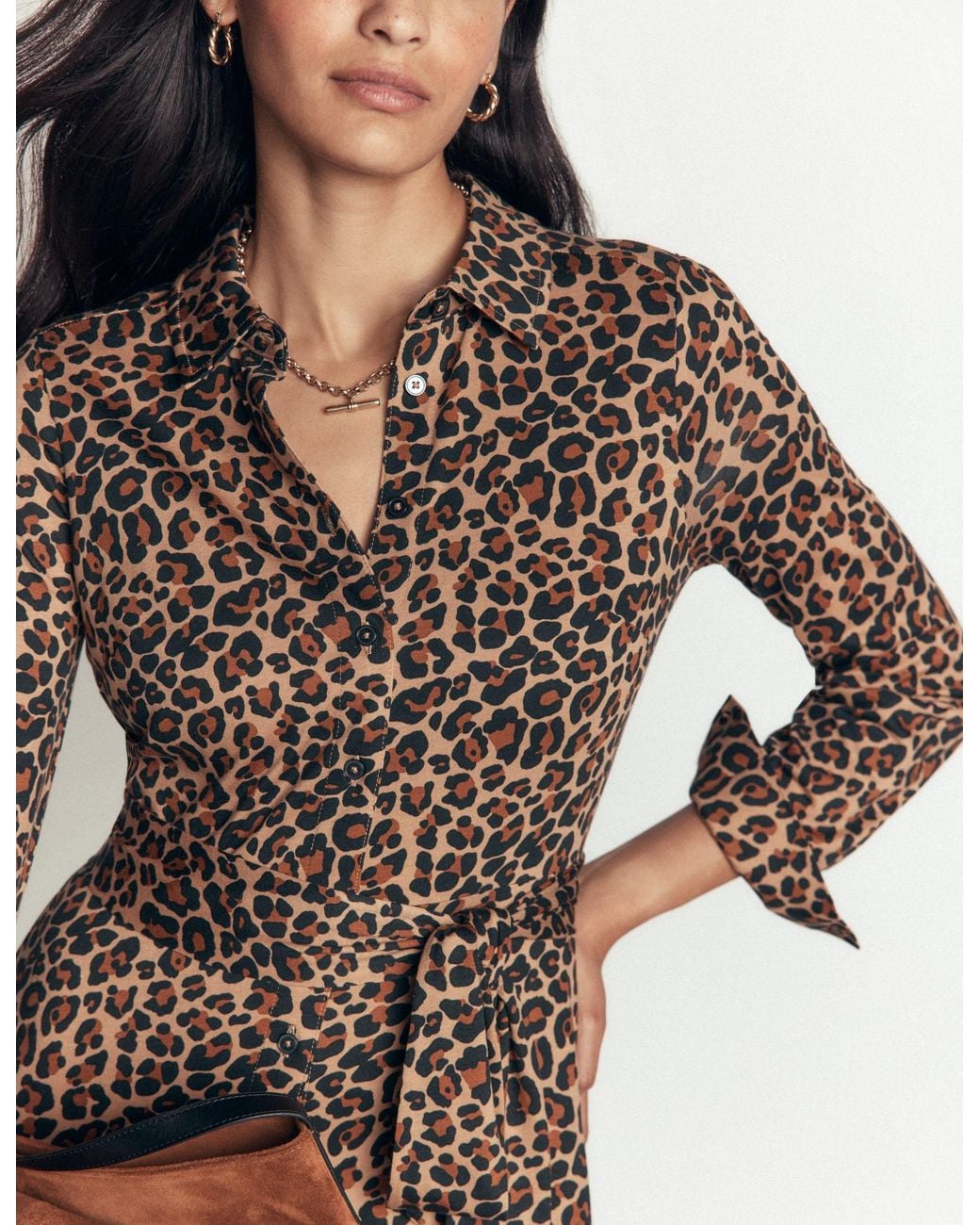 Boden Multicolor Marcia Jersey Shirt Dress