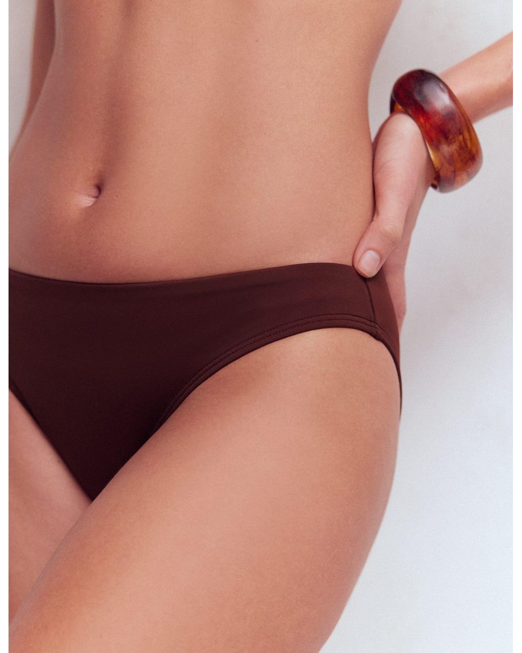 Boden Purple Classic Bikini Bottoms Chockeberry