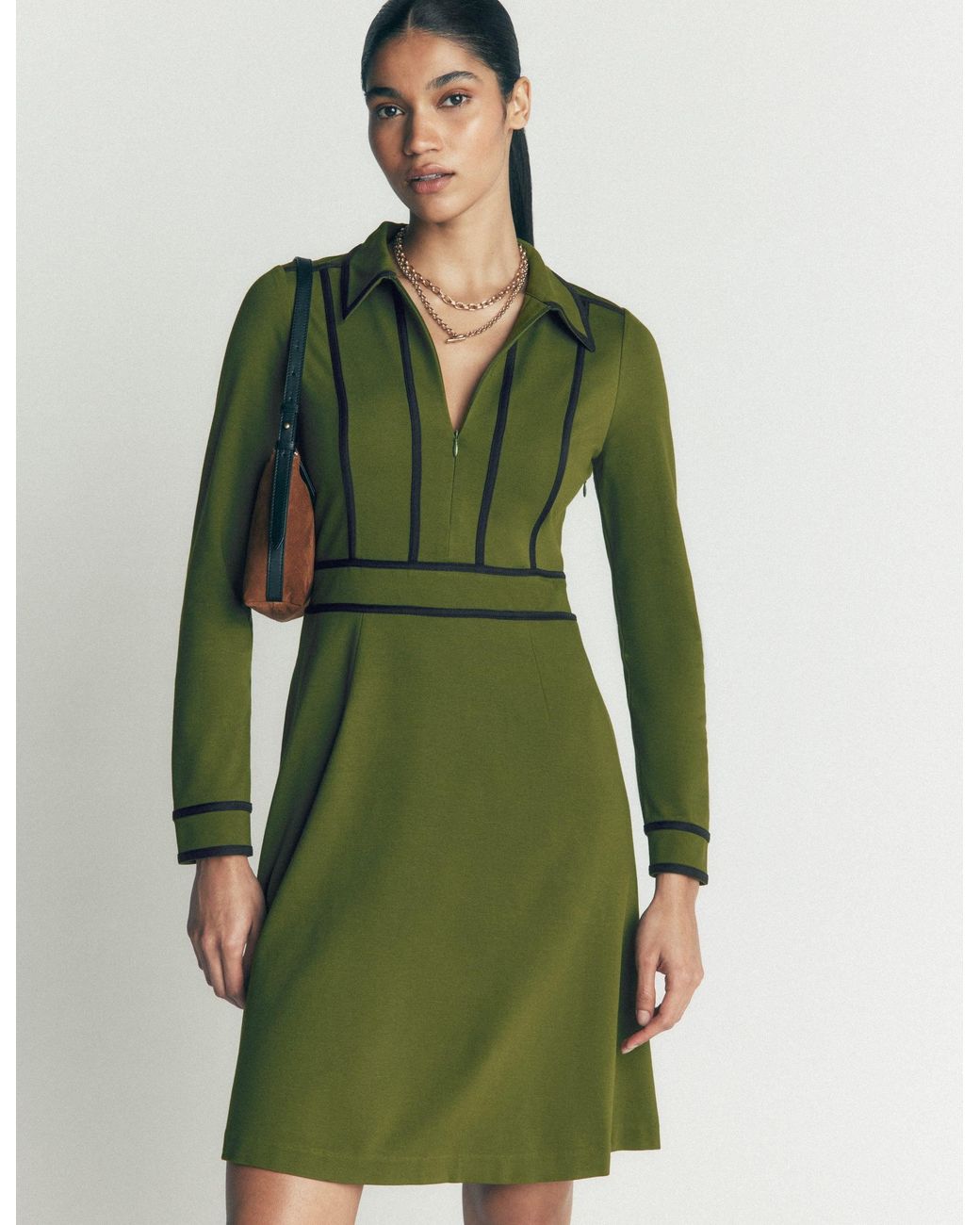 Boden Green Ula Ponte Short Dress