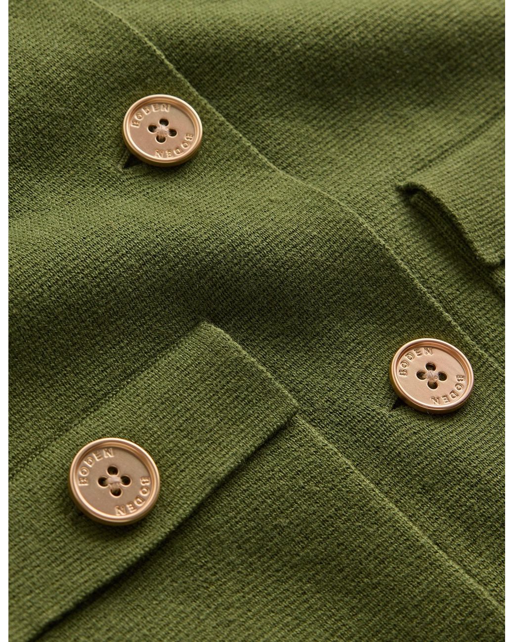 Boden Green Phoebe Collared Knitted Jacket