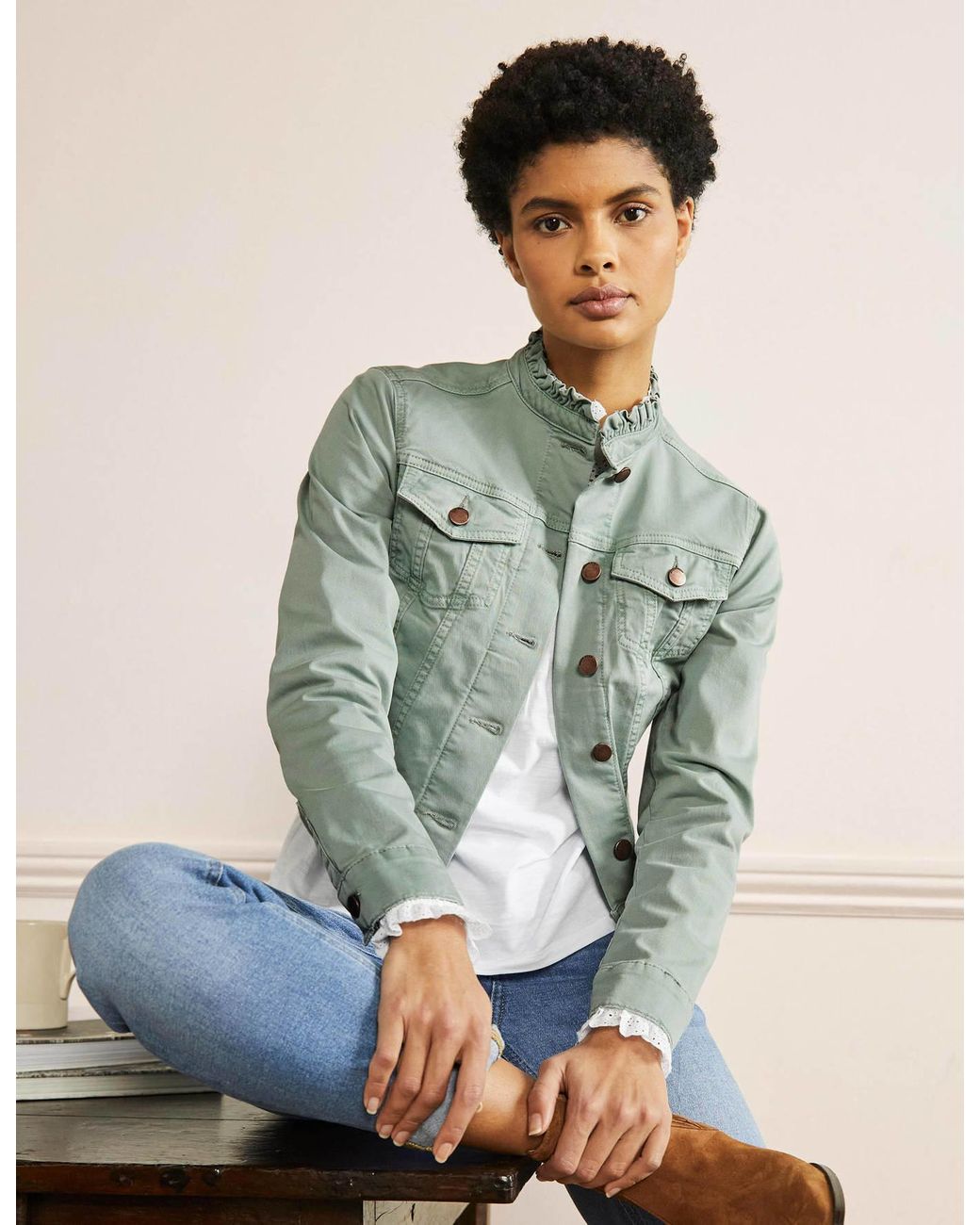 Boden denim best sale jacket