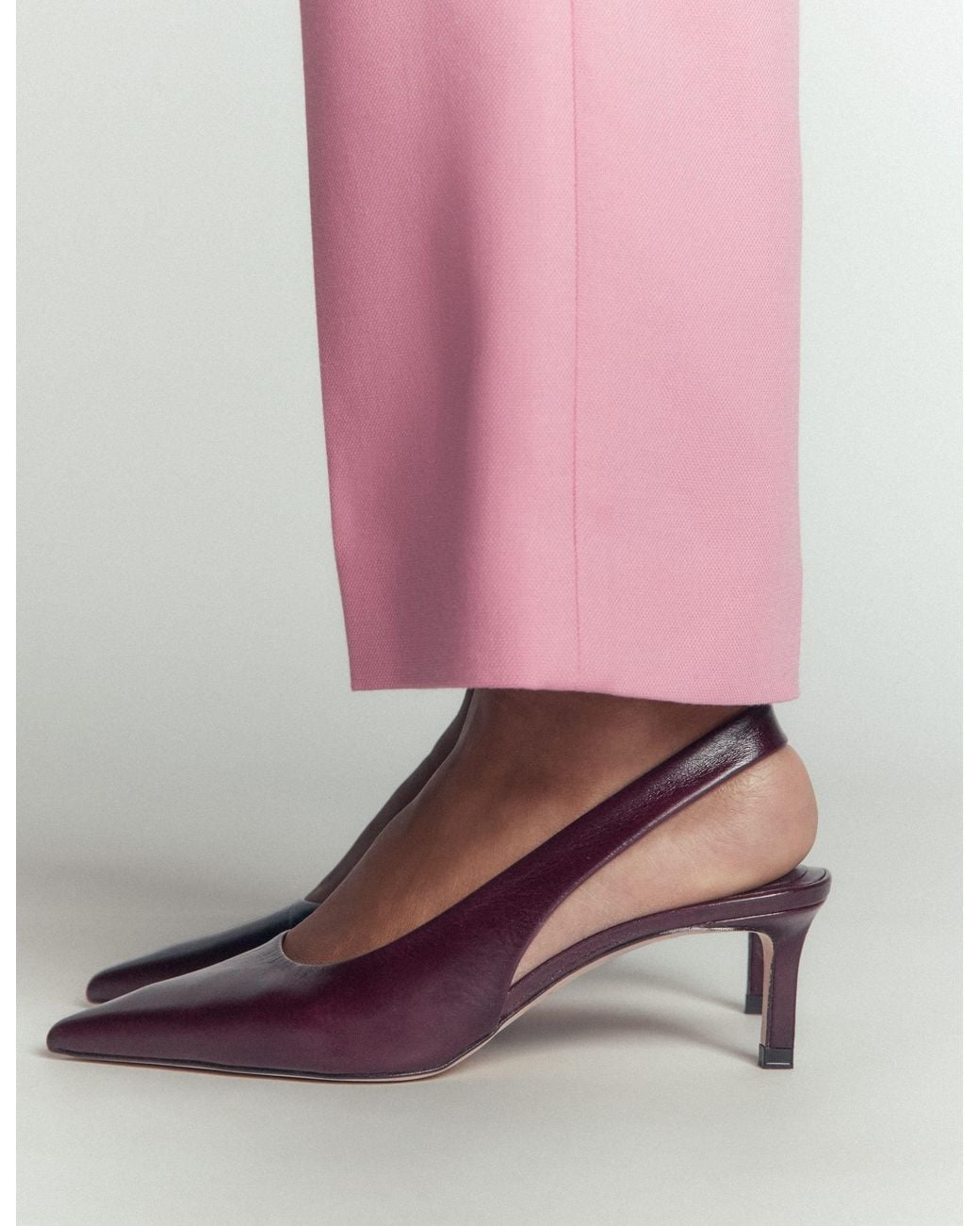 Boden Pink Hope Slingback Heels