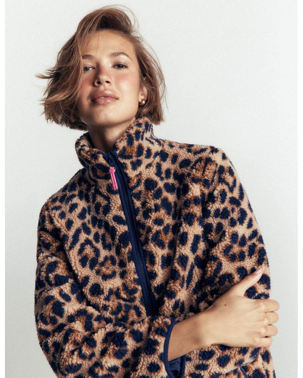 Boden Blue Alnwick Borg Jacket