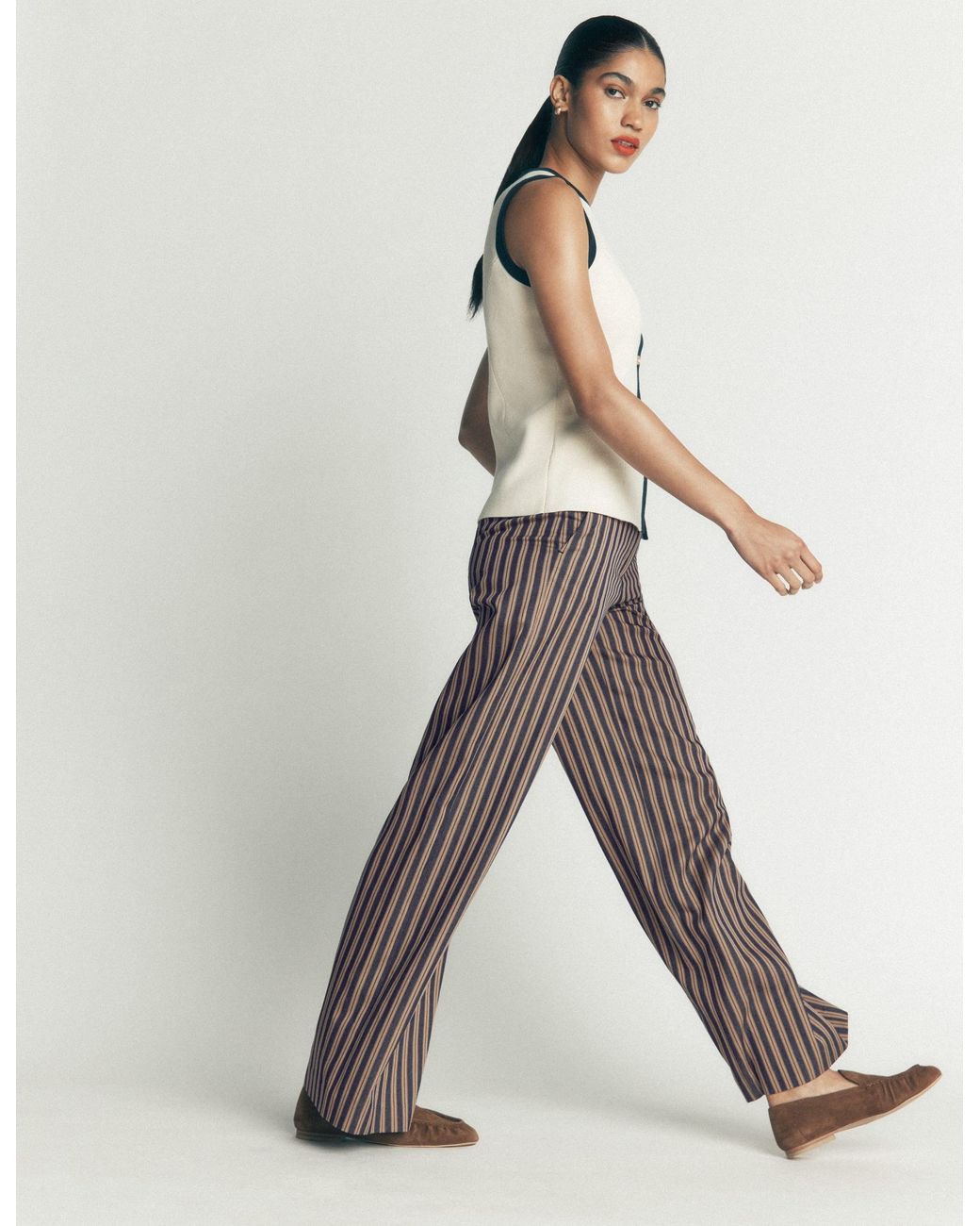 Boden White Belgravia Tailored Trousers