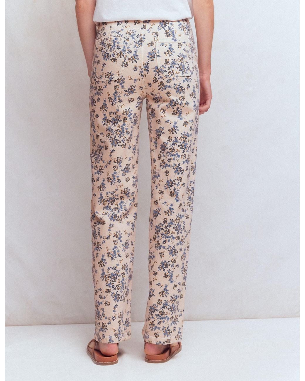 Boden Gray Straight Leg Pocket Jeans