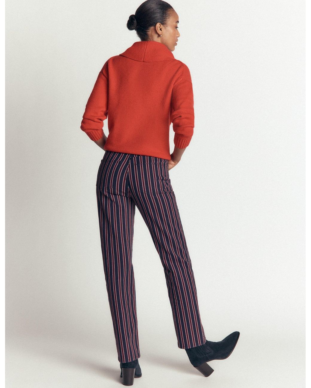 Boden Blue High Rise Straight Jeans