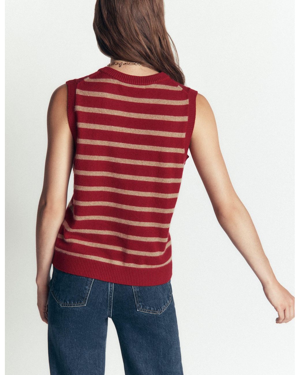Boden Green Elsie Cashmere Tank