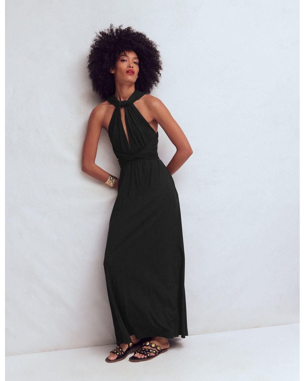 Boden Blue Multiway Jersey Maxi Dress